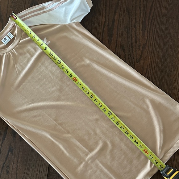 Adidas Tan and White Midi Dress - Picture 6 of 6